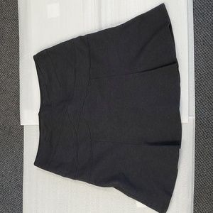 Nanette Lepore Charcoal Flare Short Skirt 12